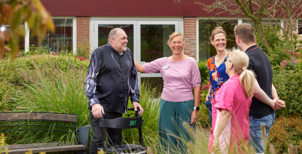 Carl Bergisch bij revalidatiecentrum Samen