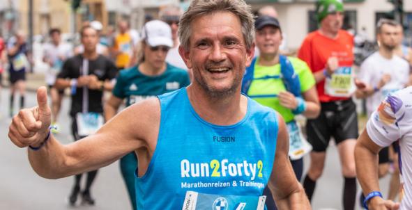 Gerard Paul loopt marathon voor Longfonds