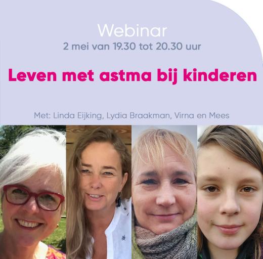 Webinar leven met astma bij kinderen